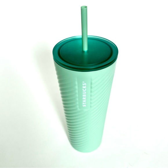 STARBUCKS 24oz TUMBLER LIMITED EDITION BEST MOST FAVORITE MINT GREEN - Picture 4 of 4